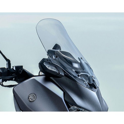 Electrically adjustable screen